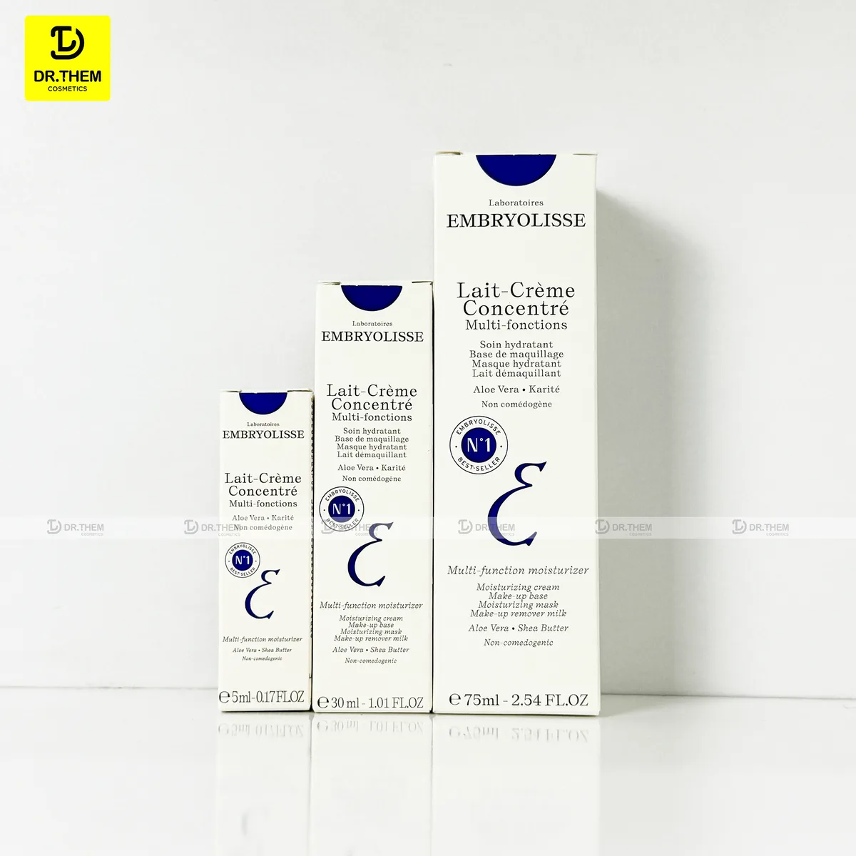 Sữa Dưỡng Ẩm Embryolisse Lait Crème Concentré Hỗ Trợ Phục Hồi Làm Mềm Da Khô Đa Công Dụng 5ml 30ml 75ml 7