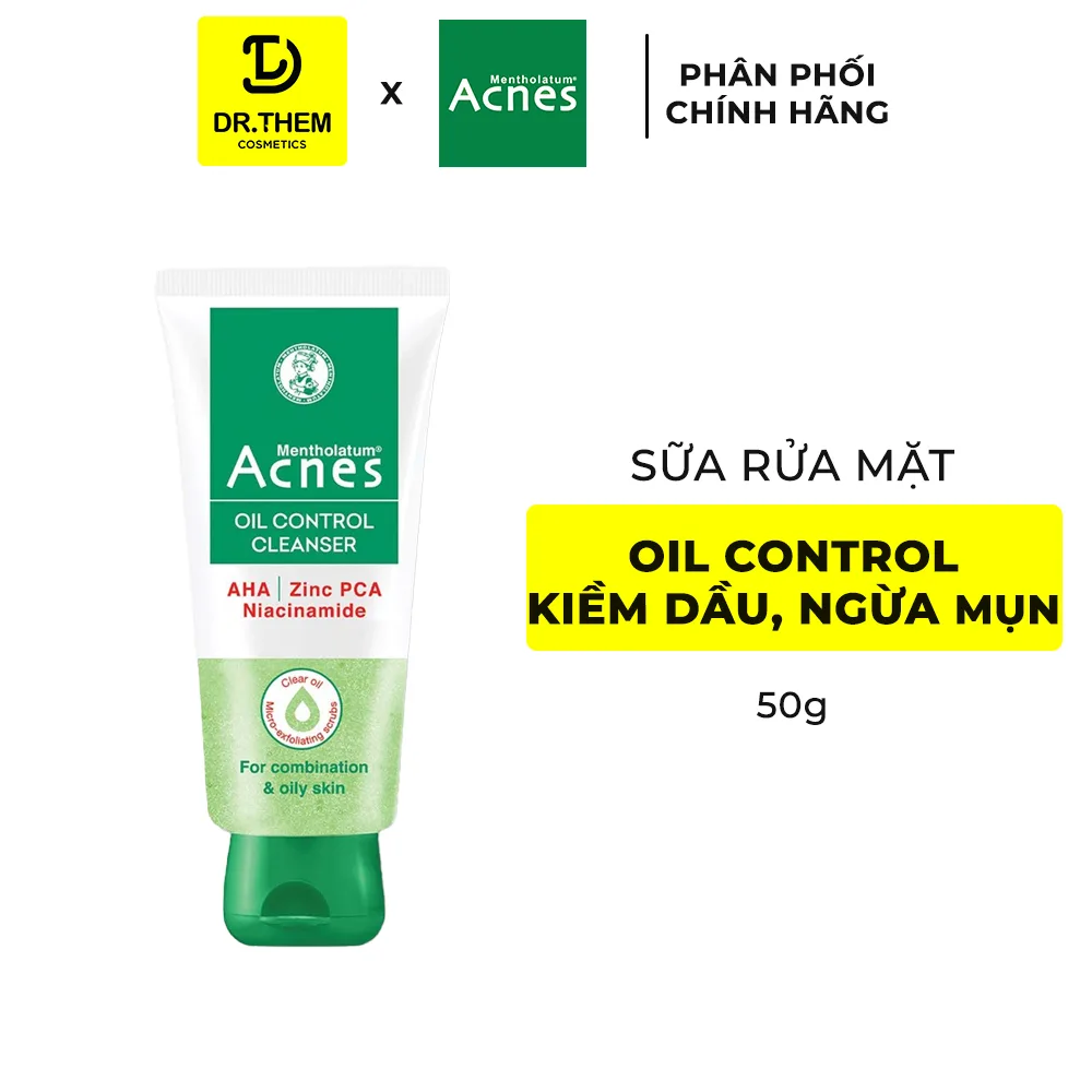 Sữa Rửa Mặt Acnes Oil Control Creamy Foaming Gentle Wash Làm Sạch Kiểm Soát Nhờn Ngừa Mụn 6