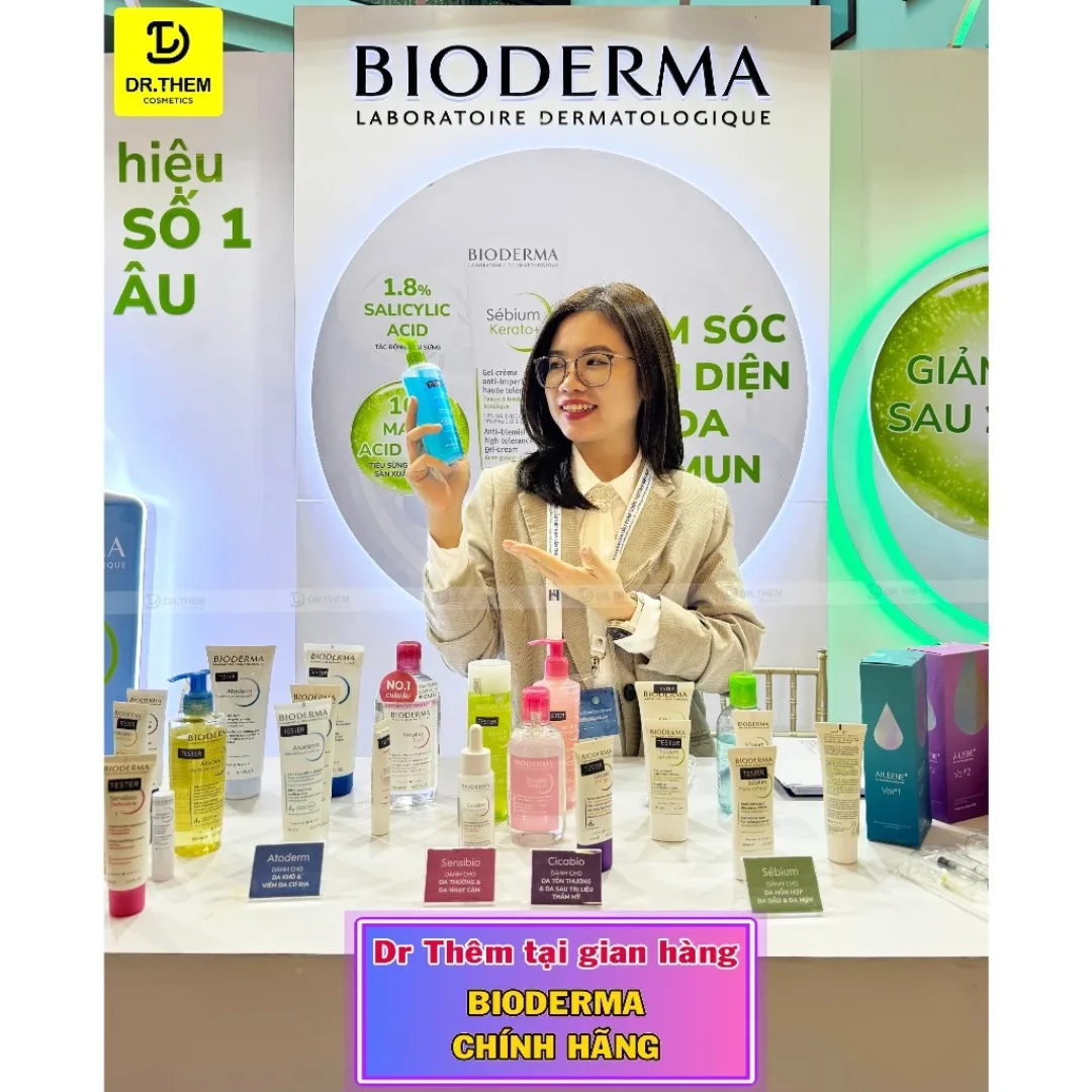 Sữa Rửa Mặt Tạo Bọt Bioderma Sensibio Gel Moussant Làm Sạch Dịu Nhẹ Cho Da Nhạy Cảm Và Da Thường 45ml 200ml 3