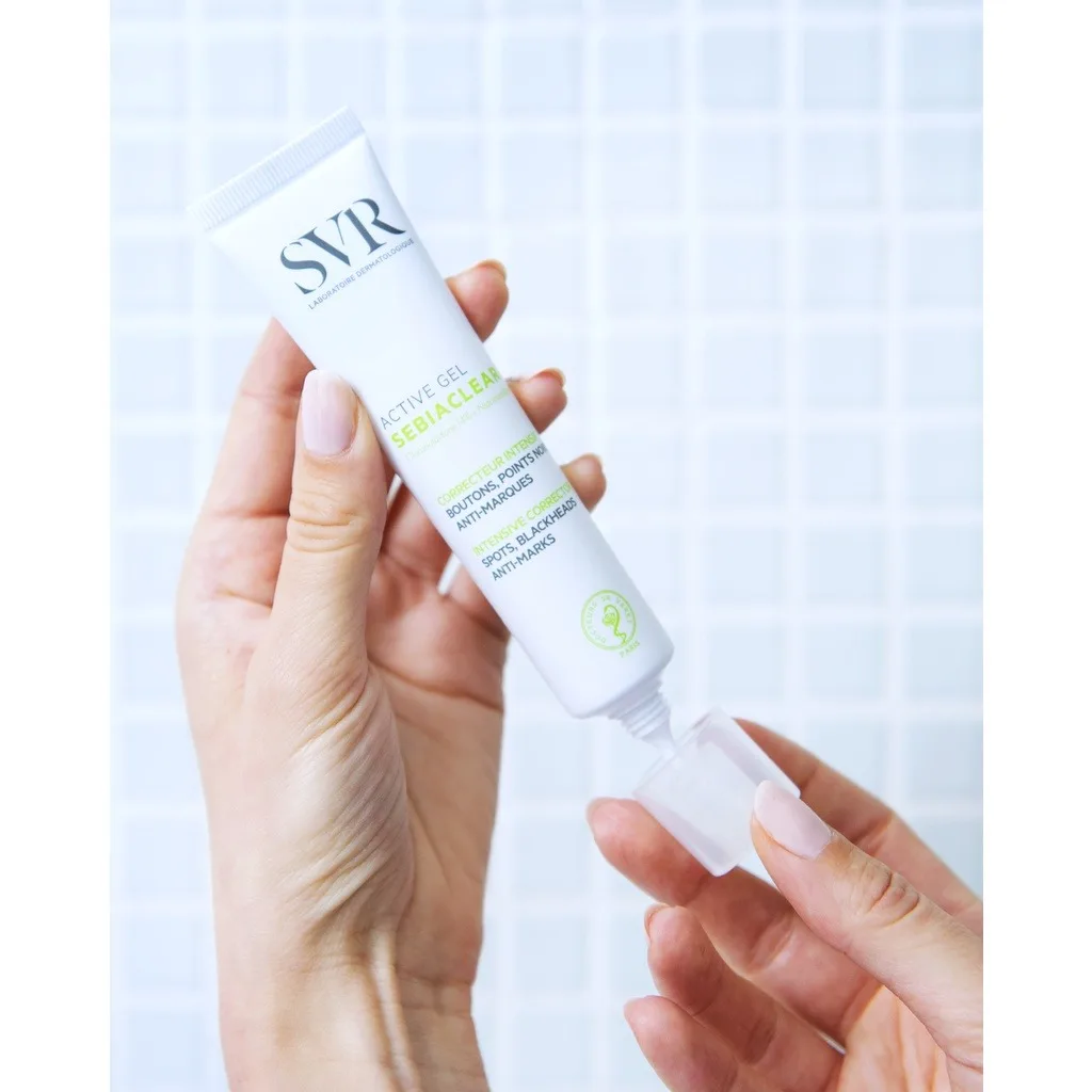 Gel Dưỡng SVR Sebiaclear Active Gel Hỗ Trợ Giảm Mụn Mờ Thâm Kiềm Dầu Cho Da Dầu Mụn Nhạy Cảm 40ml 3