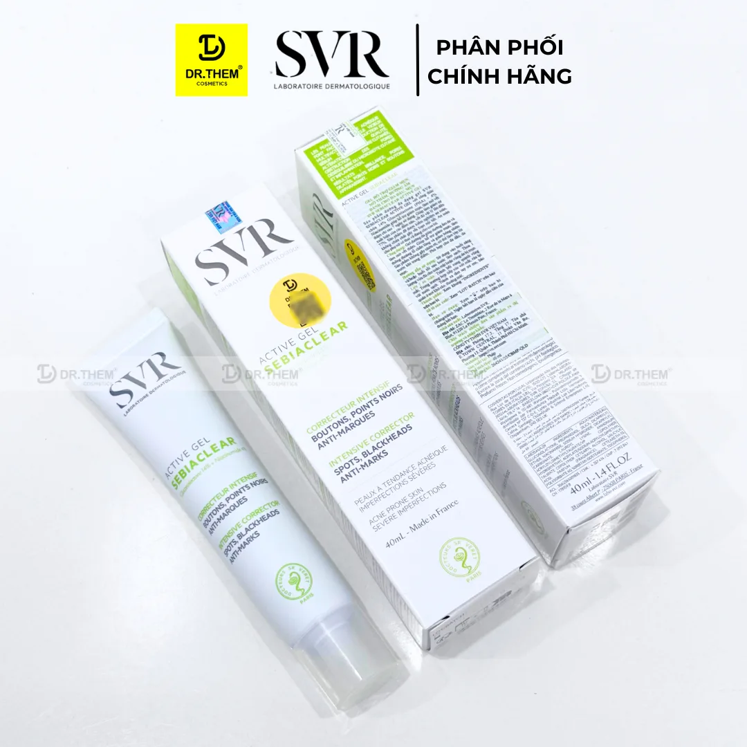 Gel Dưỡng SVR Sebiaclear Active Gel Hỗ Trợ Giảm Mụn Mờ Thâm Kiềm Dầu Cho Da Dầu Mụn Nhạy Cảm 40ml 4