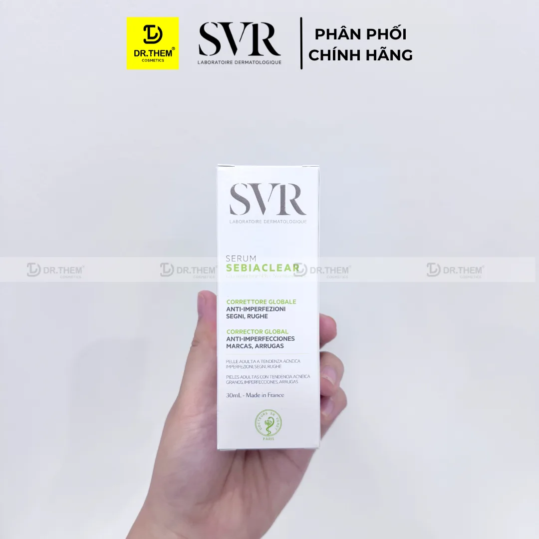Serum SVR Sebiaclear Serum Hỗ Trợ Giảm Mụn Mờ Thâm Nám Làm Mềm Mịn Da Cho Da Dầu Mụn Nhạy Cảm 30ml 4