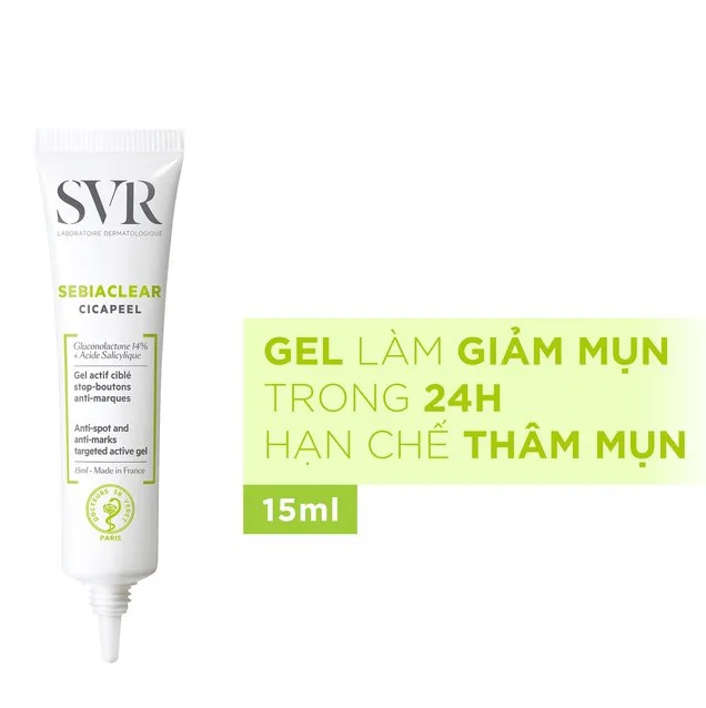 Kem Dưỡng SVR Sebiaclear Mat+Pores Kiềm Dầu Hỗ Trợ Se Khít Lỗ Chân Lông Cho Da Dầu Mụn 40ml 2