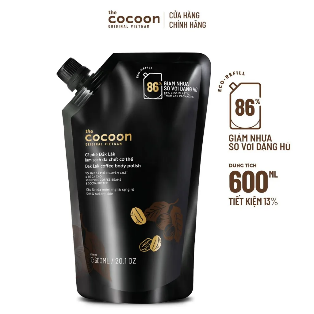 Tẩy Da Chết Cơ Thể Cocoon Dak Lak Coffee Body Polish Cà Phê Đắk Lắk Cho Làn Da Mềm Mại Sáng Mịn 200ml 6