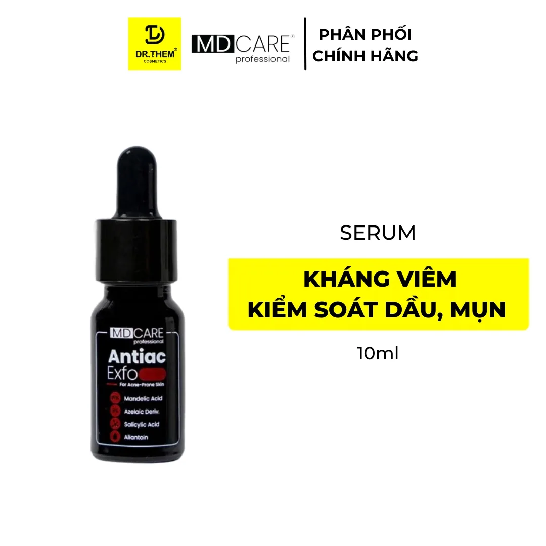 Tinh Chất Tẩy Tế Bào Chết MD CARE AntiAc Exfo Hỗ Trợ Giảm Mụn Kiềm Dầu Làm Dịu Da Cho Da Dầu Mụn 10ml/30ml 8
