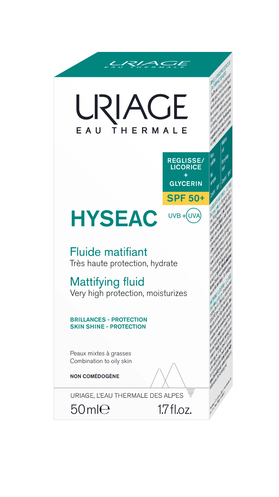 Sữa Chống Nắng Uriage Hyséac Fluide SPF50+ Kiềm Dầu Bảo Vệ Da Cho Da Dầu Mụn Hỗn Hợp 50ml 6