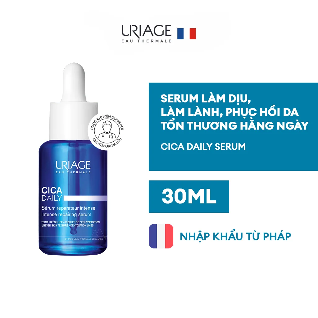 Serum Uriage Cica Daily Serum Làm Dịu Hỗ Trợ Phục Hồi Da Dưỡng Ẩm Chuyên Sâu Hằng Ngày 30ml 2