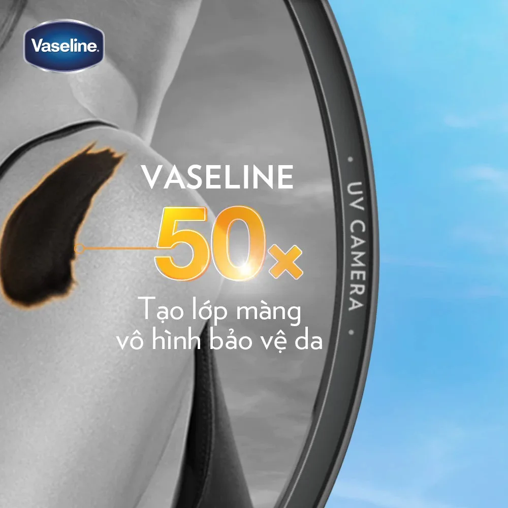 Serum Dưỡng Thể Vaseline Chống Nắng Phổ Rộng SPF50 PA+++ Dưỡng Sáng Da Toàn Thân 300ml 4