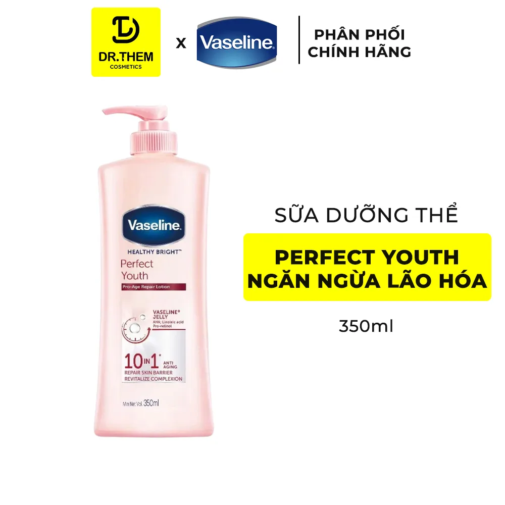 Sữa Dưỡng Thể Vaseline Healthy Bright Dưỡng Sáng Da Bảo Vệ Toàn Diện Cấp Ẩm Toàn Thân 350ml 4