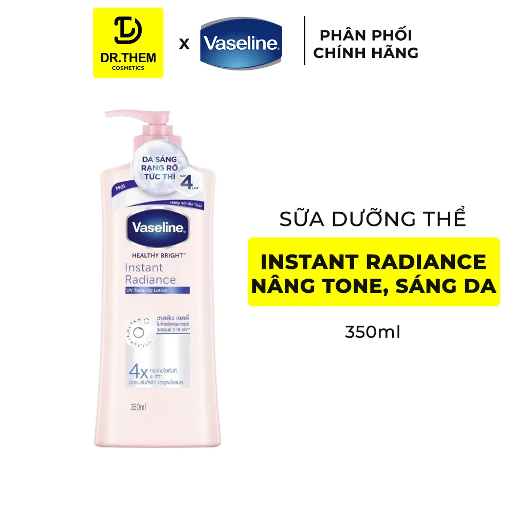 Sữa Dưỡng Thể Vaseline Healthy Bright Dưỡng Sáng Da Bảo Vệ Toàn Diện Cấp Ẩm Toàn Thân 350ml 5