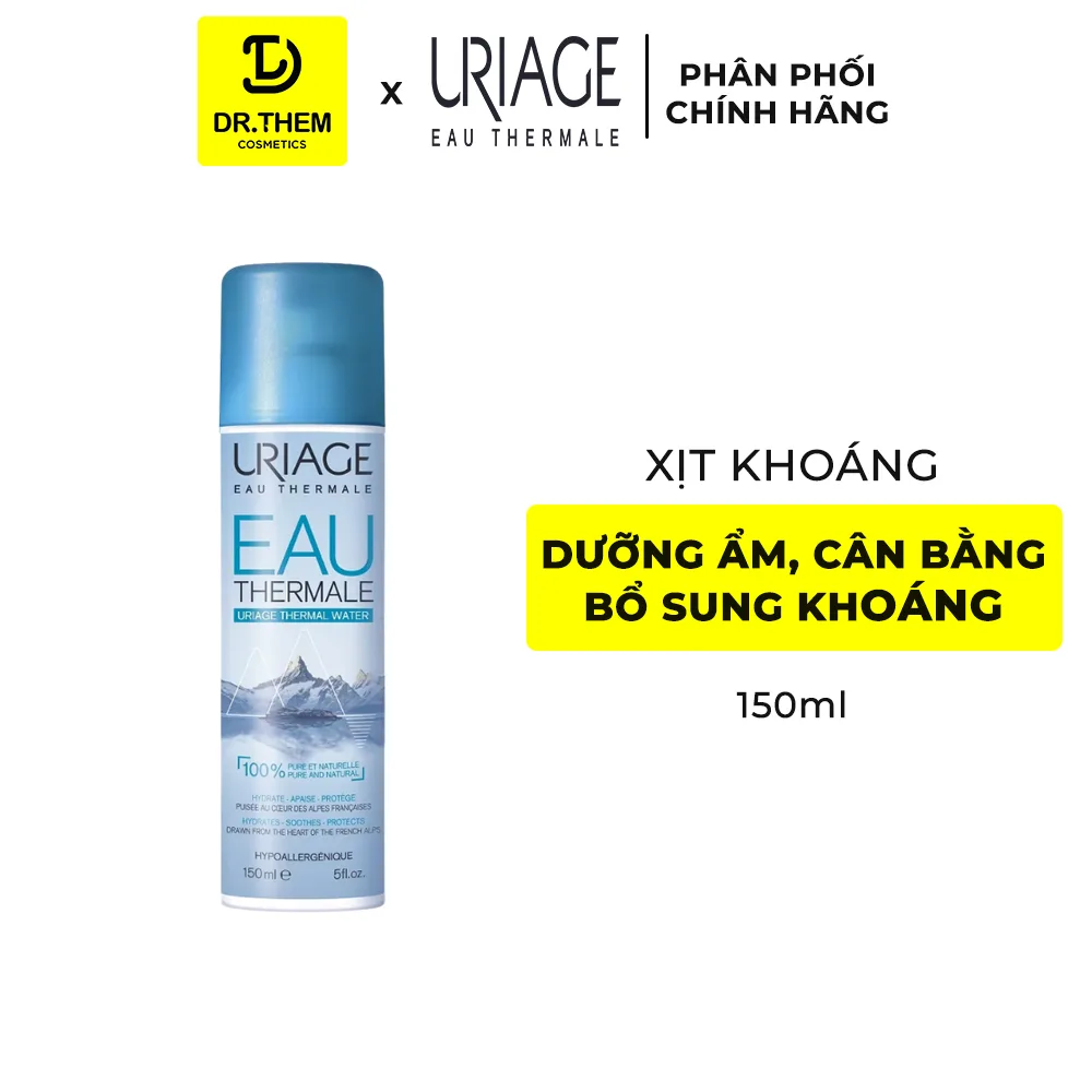 Xịt Khoáng Uriage Eau Thermale Cấp Ẩm Làm Dịu Da Tăng Cường Hàng Rào Bảo Vệ Da 150ml 300ml 7