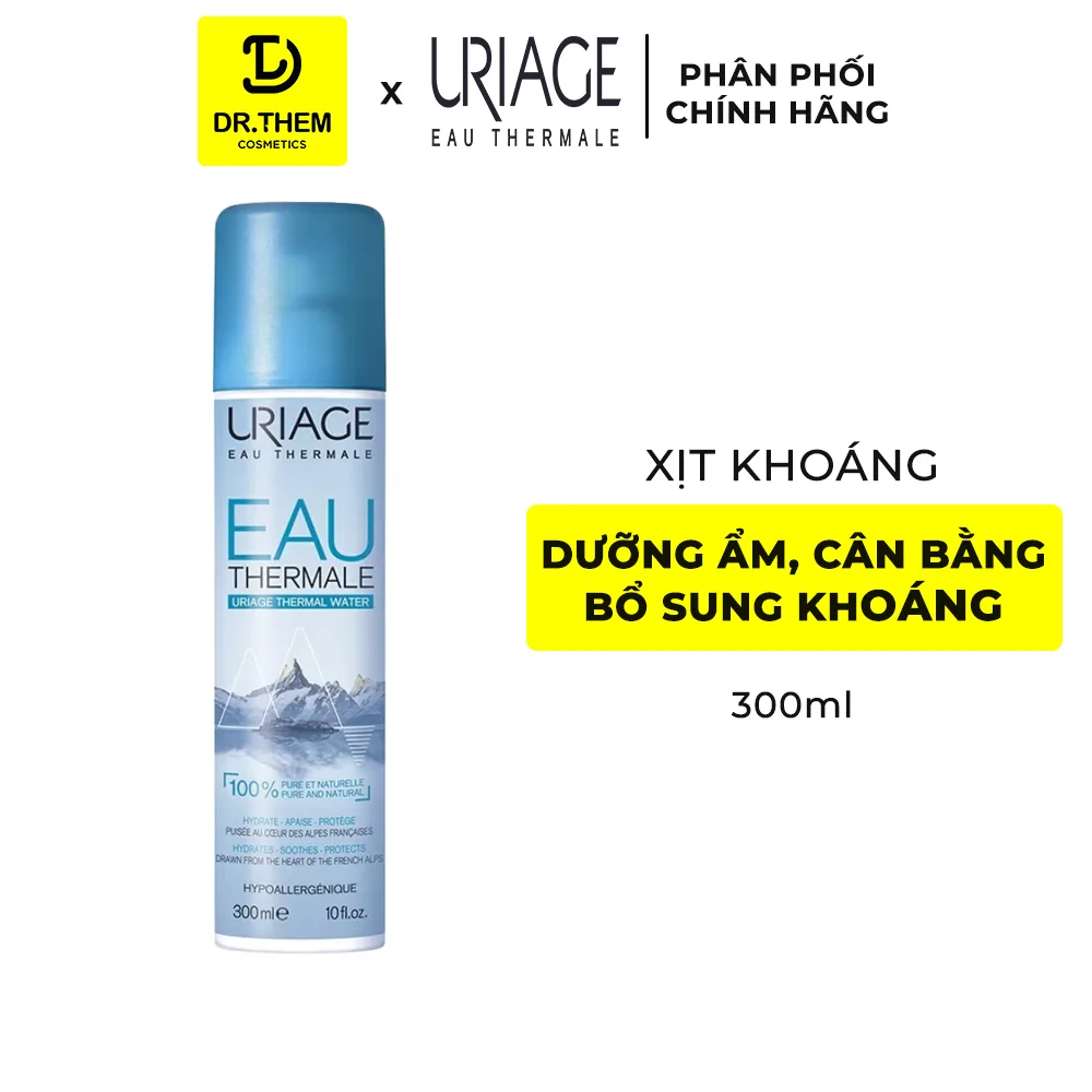 Xịt Khoáng Uriage Eau Thermale Cấp Ẩm Làm Dịu Da Tăng Cường Hàng Rào Bảo Vệ Da 150ml 300ml 8