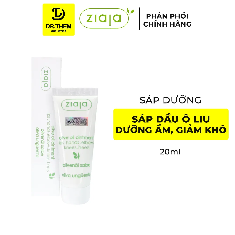 Sáp Dưỡng Môi Ziaja Olive Oil Ointment Dầu Ô Liu Dưỡng Ẩm Làm Mềm Môi Khô Nứt Nẻ Cho Mọi Loại Da 20ml 2