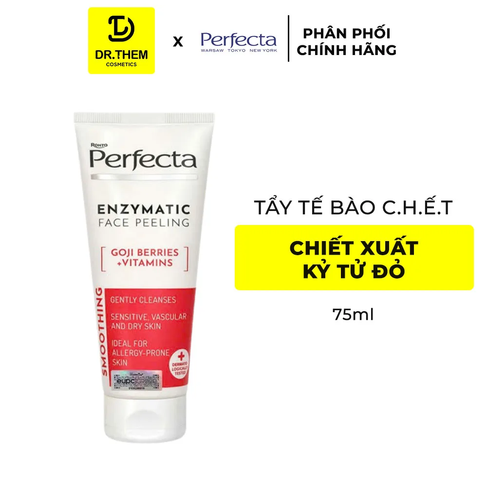 Enzyme Tẩy Tế Bào Chết Perfecta Jagody Goji Witaminy Peeling Enzymatyczny Kỷ Tử Dịu Nhẹ Cho Da Khô Nhạy Cảm 75ml 2
