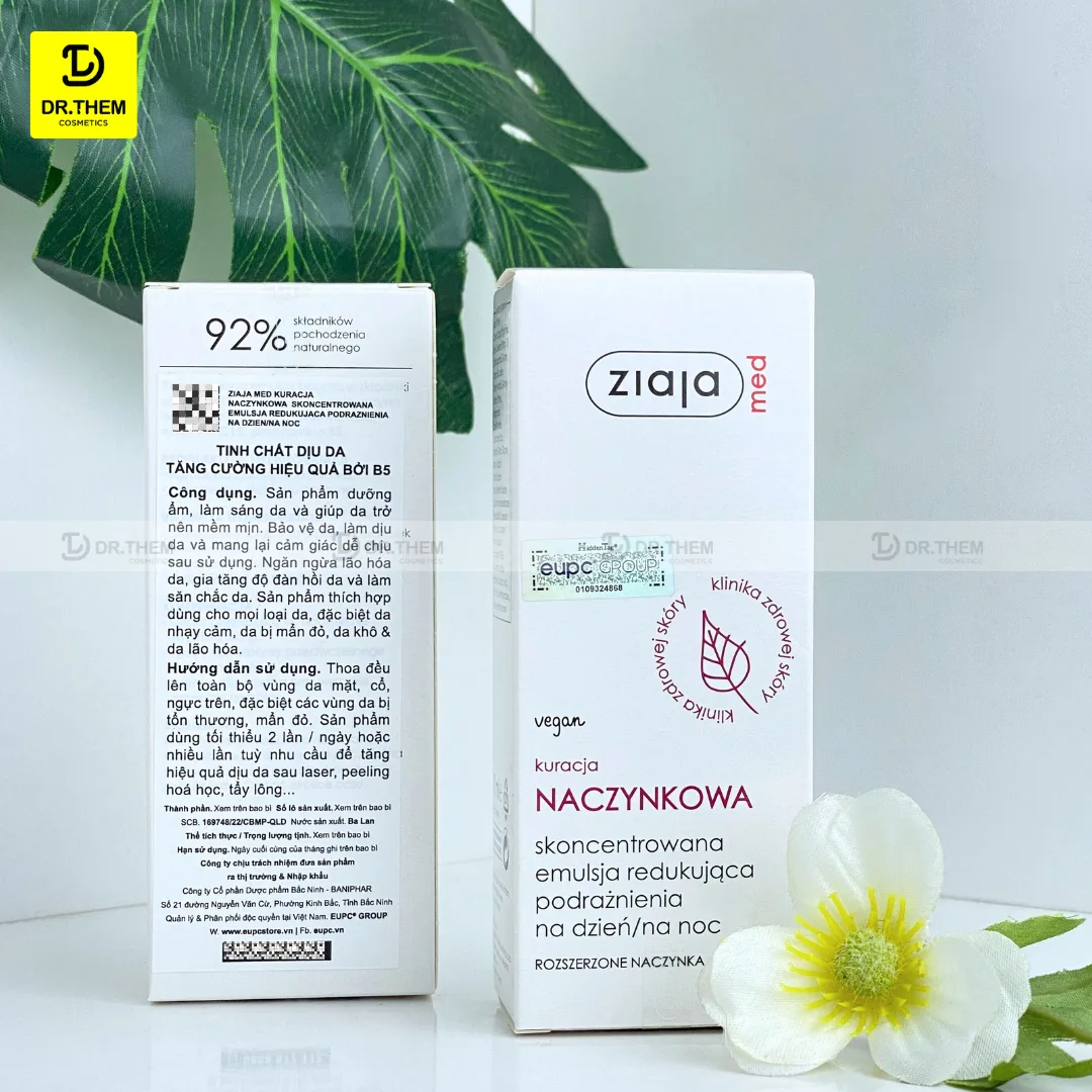 Tinh Chất Ziaja Med Kuracja Naczynkowa B5 Hỗ Trợ Phục Hồi Làm Dịu Da Giảm Kích Ứng Mẩn Đỏ Cho Da Nhạy Cảm 30ml 6