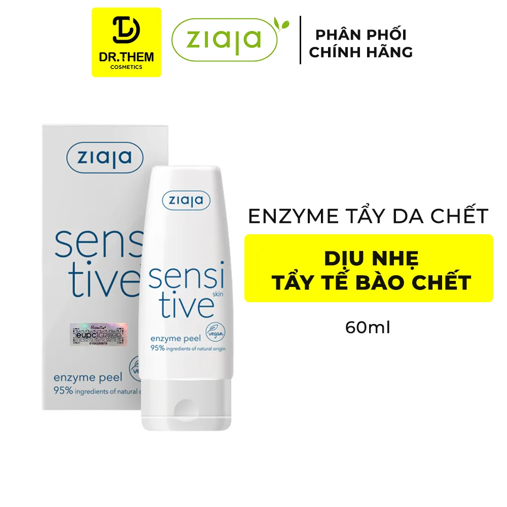 Enzyme Tẩy Tế Bào Chết Ziaja Sensitive Skin Enzyme Peel Làm Sạch Sâu Dịu Nhẹ Sáng Mịn Da Cho Da Nhạy Cảm 60ml 2